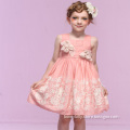 100% Cotton Pink Embroidered Girl Dress